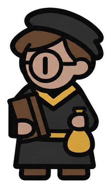 Guild Banker — Legend of Hexdom 2 character illustration.