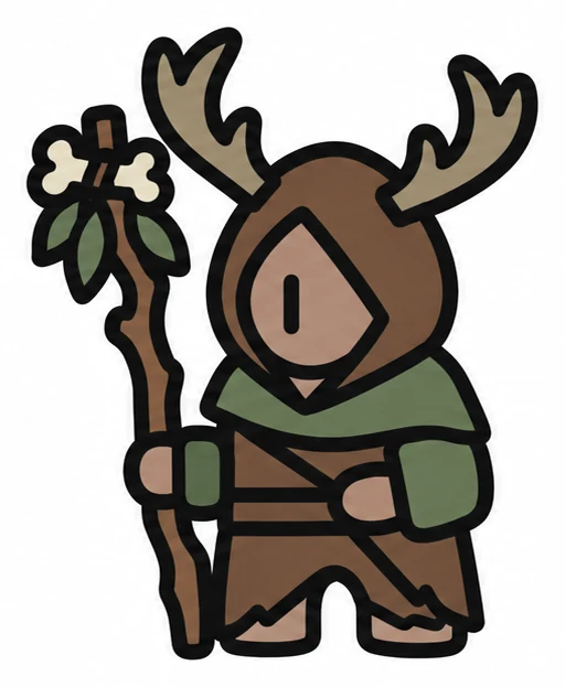 Shaman — Legend of Hexdom 2 character illustration.