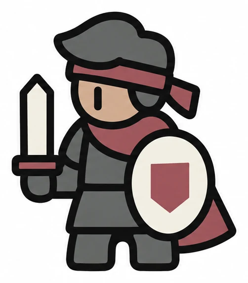 Vanguard — Legend of Hexdom 2 character illustration.