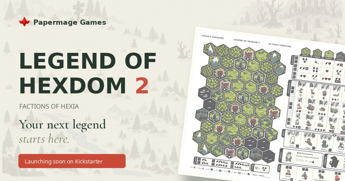 Legend of Hexdom 2 key art
